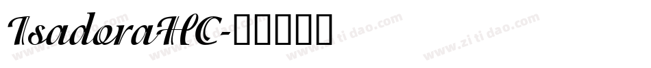 IsadoraHC字体转换