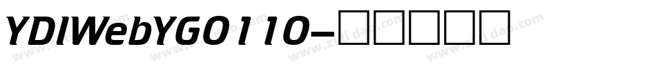 YDIWebYGO110字体转换
