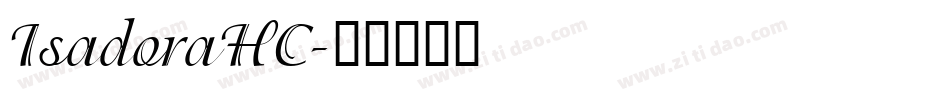 IsadoraHC字体转换