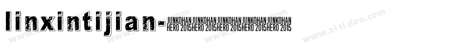 linxintijian字体转换