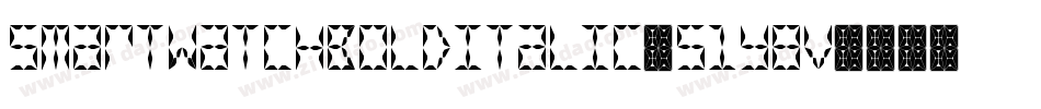 SmartWatchBoldItalic-51y8V字体转换