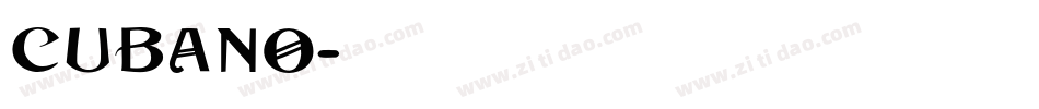 cubano字体转换