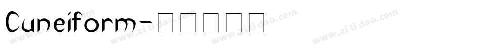 Cuneiform字体转换