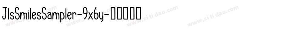 JlsSmilesSampler-9x6y字体转换