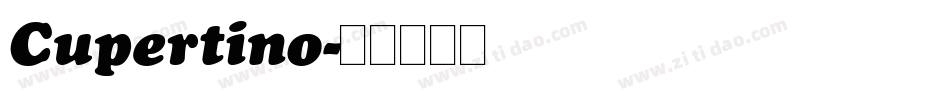 Cupertino字体转换