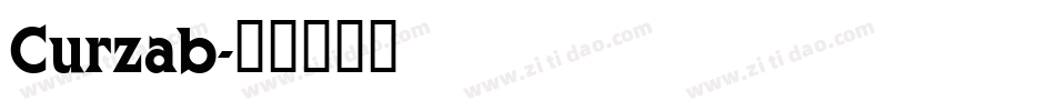 Curzab字体转换