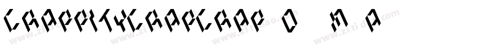 CrappityCrapCrap3D-6m8A字体转换
