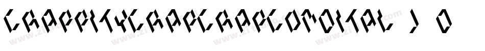 CrappityCrapCrapCondital-j6D0字体转换