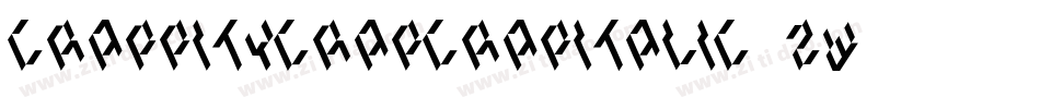 CrappityCrapCrapItalic-zw74字体转换