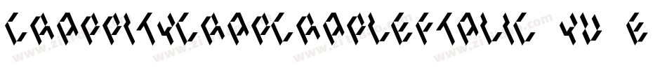 CrappityCrapCrapLeftalic-yv7e字体转换