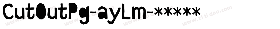 CutOutPg-ayLm字体转换