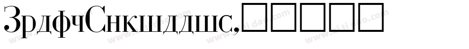 PhlaxCyrillic字体转换