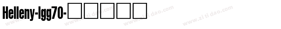 Helleny-lgg70字体转换