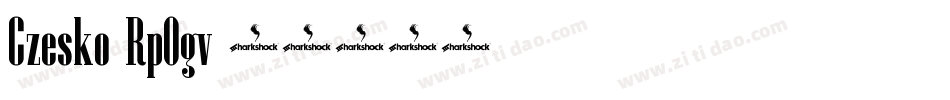 Czesko-Rp0gv字体转换