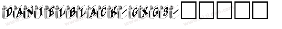 DanielBlack-gxG3字体转换