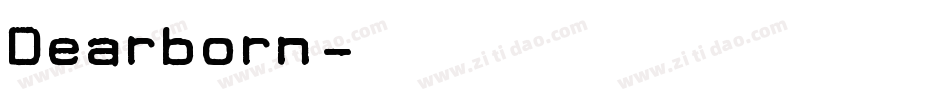 Dearborn字体转换