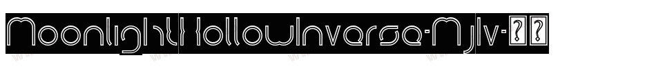 MoonlightHollowInverse-Mj1v字体转换