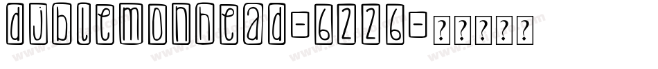 DjbLemonHead-6226字体转换