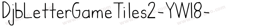 DjbLetterGameTiles2-YWl8字体转换