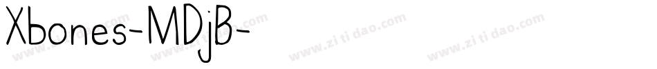 Xbones-MDjB字体转换