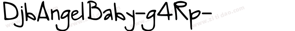 DjbAngelBaby-g4Rp字体转换