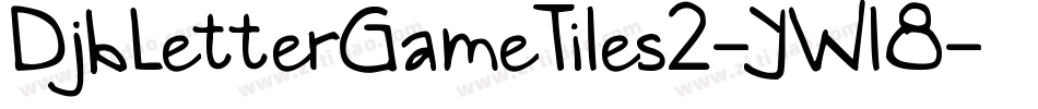 DjbLetterGameTiles2-YWl8字体转换