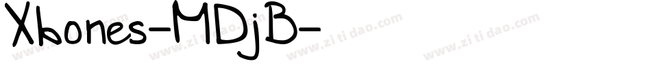 Xbones-MDjB字体转换