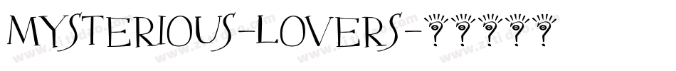 Mysterious-Lovers字体转换