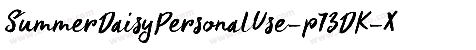 SummerDaisyPersonalUse-p73DK字体转换 SummerDaisyPersonalUse-p73DK字体转换