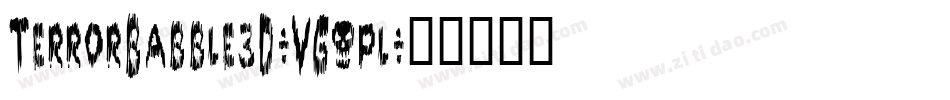 TerrorBabble3D-VGOpl字体转换