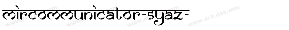 MirCommunicator-5yaZ字体转换