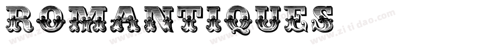 Romantiques字体转换