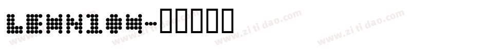 LEHN104字体转换