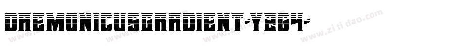 DaemonicusGradient-YZg4字体转换
