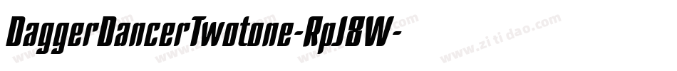 DaggerDancerTwotone-RpJ8W字体转换