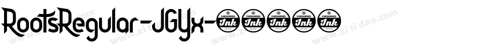 RootsRegular-JGYx字体转换