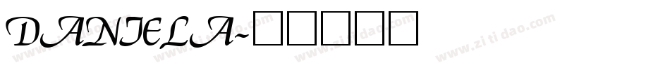 DANIELA字体转换