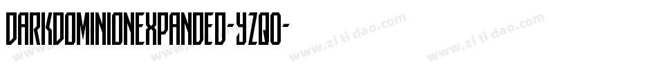DarkDominionExpanded-YZqO字体转换