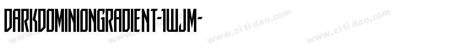 DarkDominionGradient-1WjM字体转换