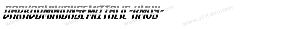 DarkDominionSemiItalic-KmVy字体转换