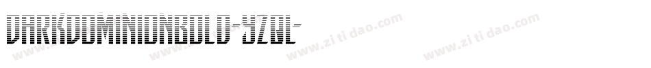 DarkDominionBold-YZqL字体转换