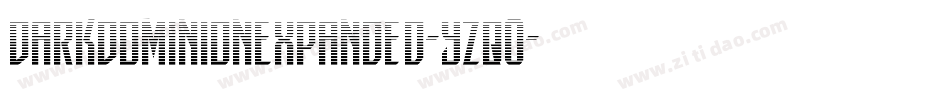 DarkDominionExpanded-YZqO字体转换