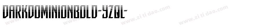 DarkDominionBold-YZqL字体转换