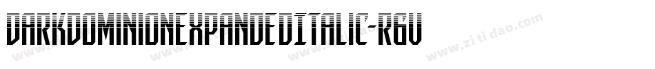 DarkDominionExpandedItalic-r6vy字体转换