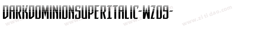 DarkDominionSuperItalic-wzo9字体转换