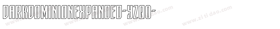 DarkDominionExpanded-YZqO字体转换