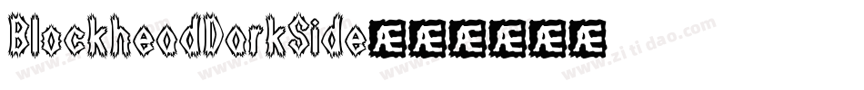 BlockheadDarkSide字体转换