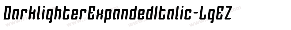 DarklighterExpandedItalic-LgEZ字体转换