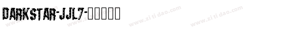 Darkstar-jJl7字体转换