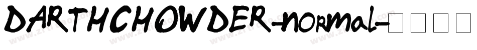 DARTHCHOWDER-normal字体转换